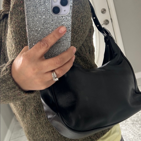 Vintage Coach 9342 soho zip hobo Shoulder Bag Black - Picture 10 of 10